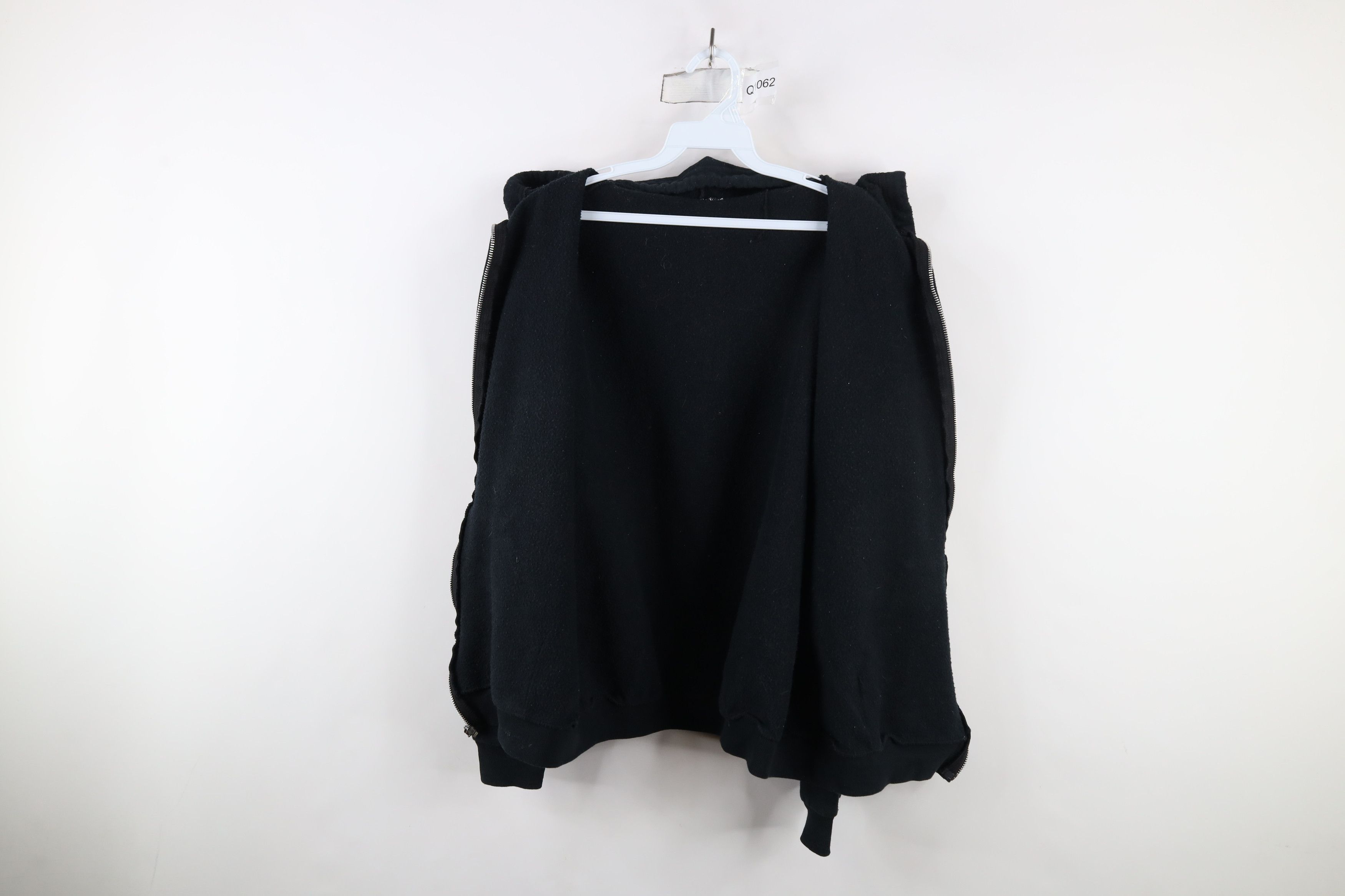 Vintage Vintage 90s Streetwear Full Zip Hoodie Sweatshirt Black Size US L / EU 52-54 / 3 - 7 Thumbnail