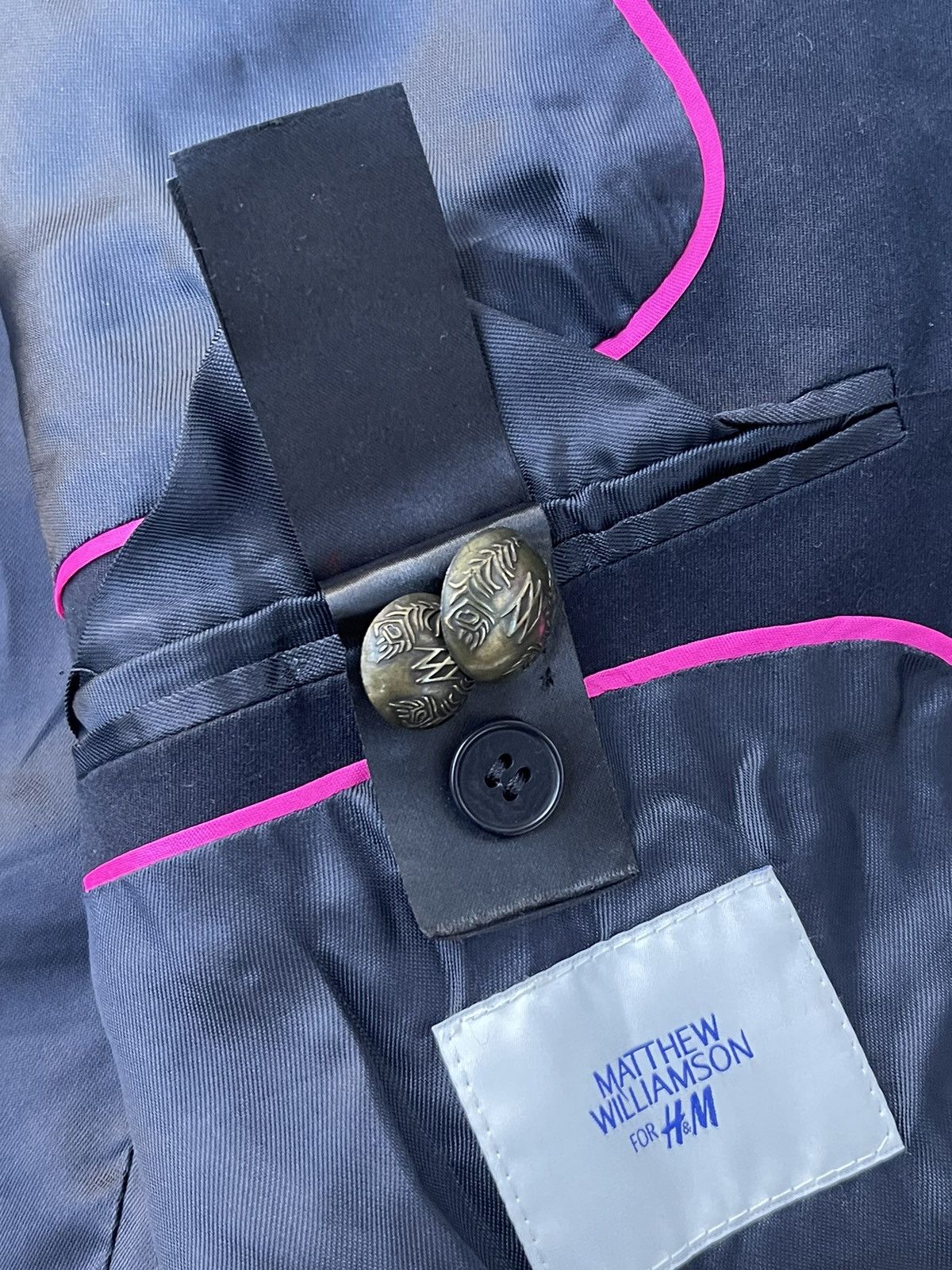 Other AW09 Matthew Williamson X H&M Mosaics Navy Blazer Size US M / EU 48-50 / 2 - 22 Thumbnail