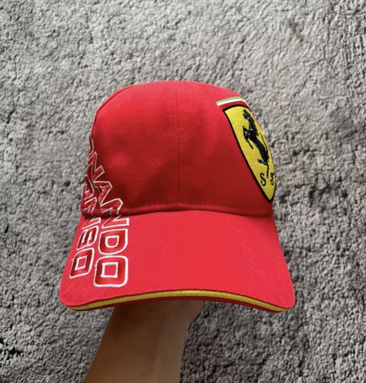 Ferrari Official Scuderia Ferrari Stallion Logo Adjustable Baseball Size ONE SIZE - 2 Thumbnail