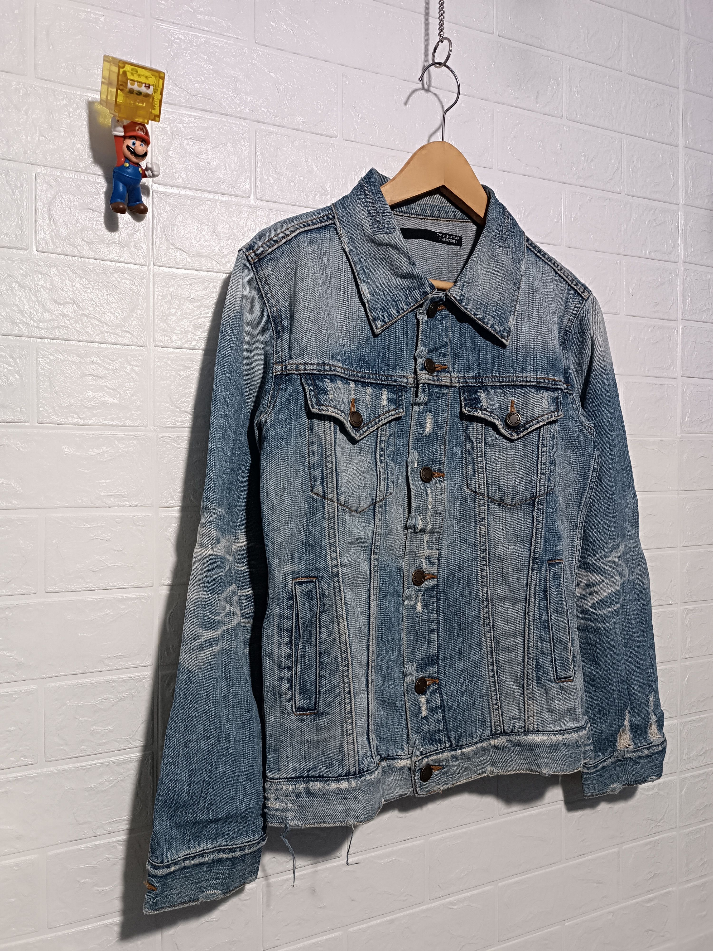 Japanese Brand Japanese Ripped Denim Jacket If Six Was Nine Style Size US M / EU 48-50 / 2 - 4 Thumbnail