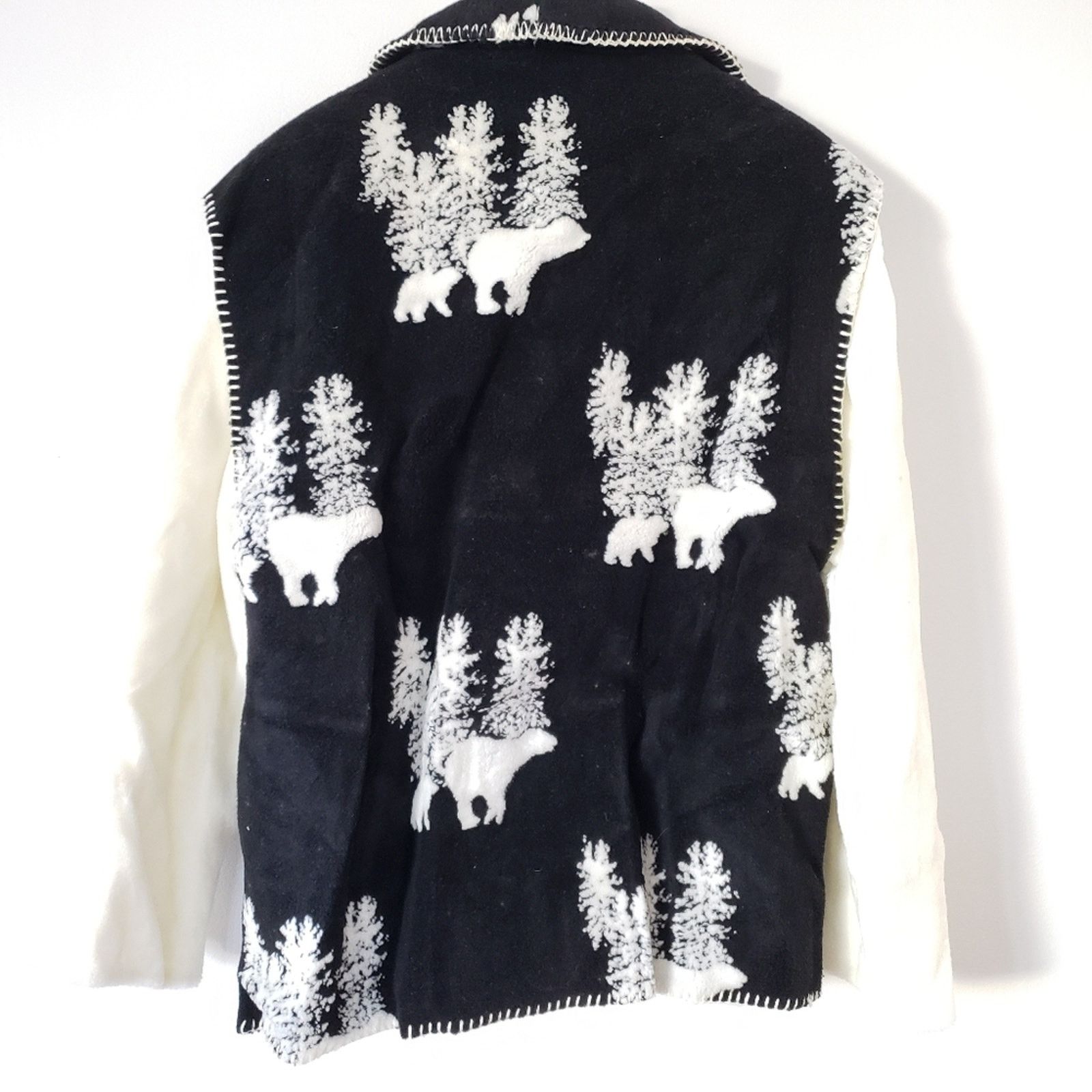 Vintage Vintage Teddy Coat & Vest Bear Cub Pine Trees Medium Size M / US 6-8 / IT 42-44 - 3 Thumbnail