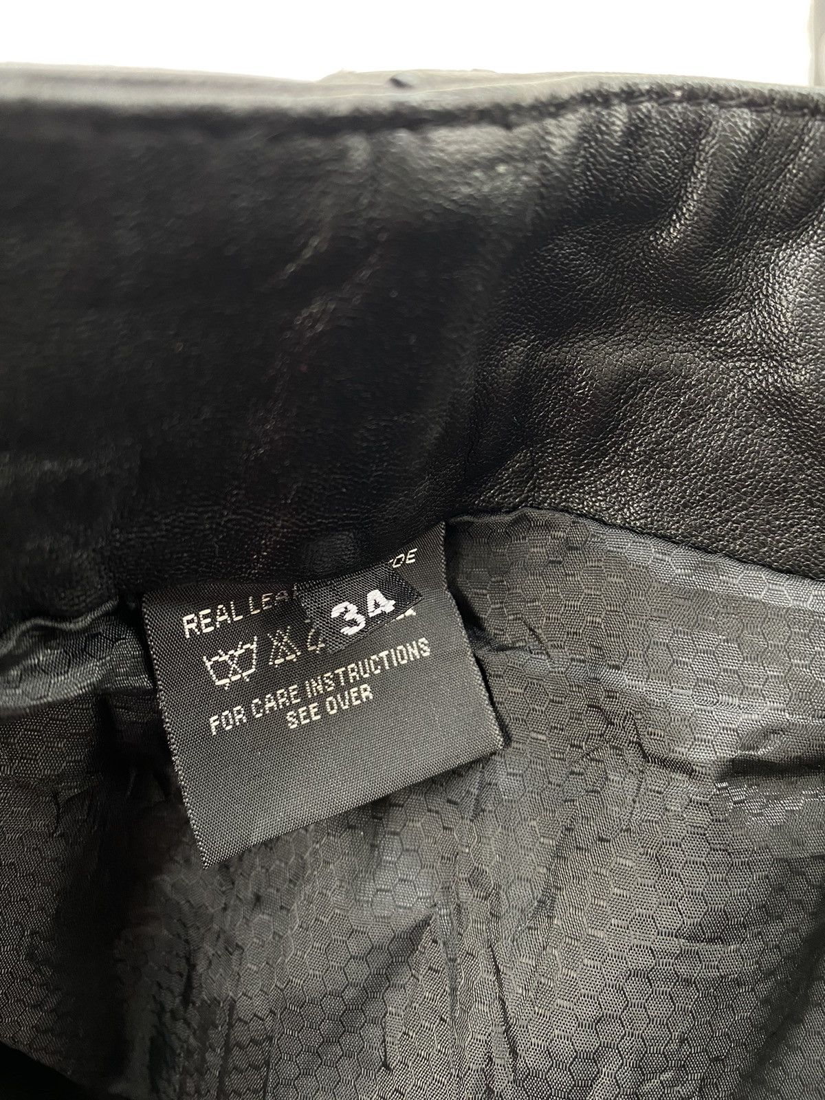 Genuine Leather Vintage Genuine Leather Trouser Pant Size US 33 - 10 Thumbnail