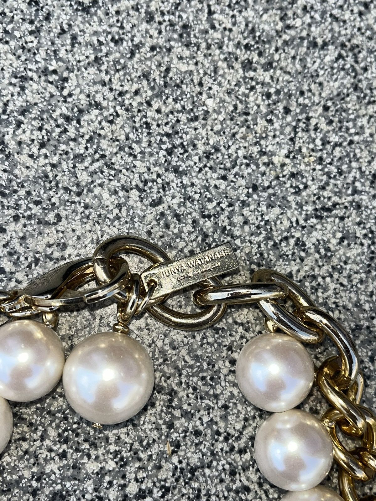 Junya Watanabe CDG Junya Wanatabe Faux-Pearl Stud Necklace Size ONE SIZE - 5 Thumbnail