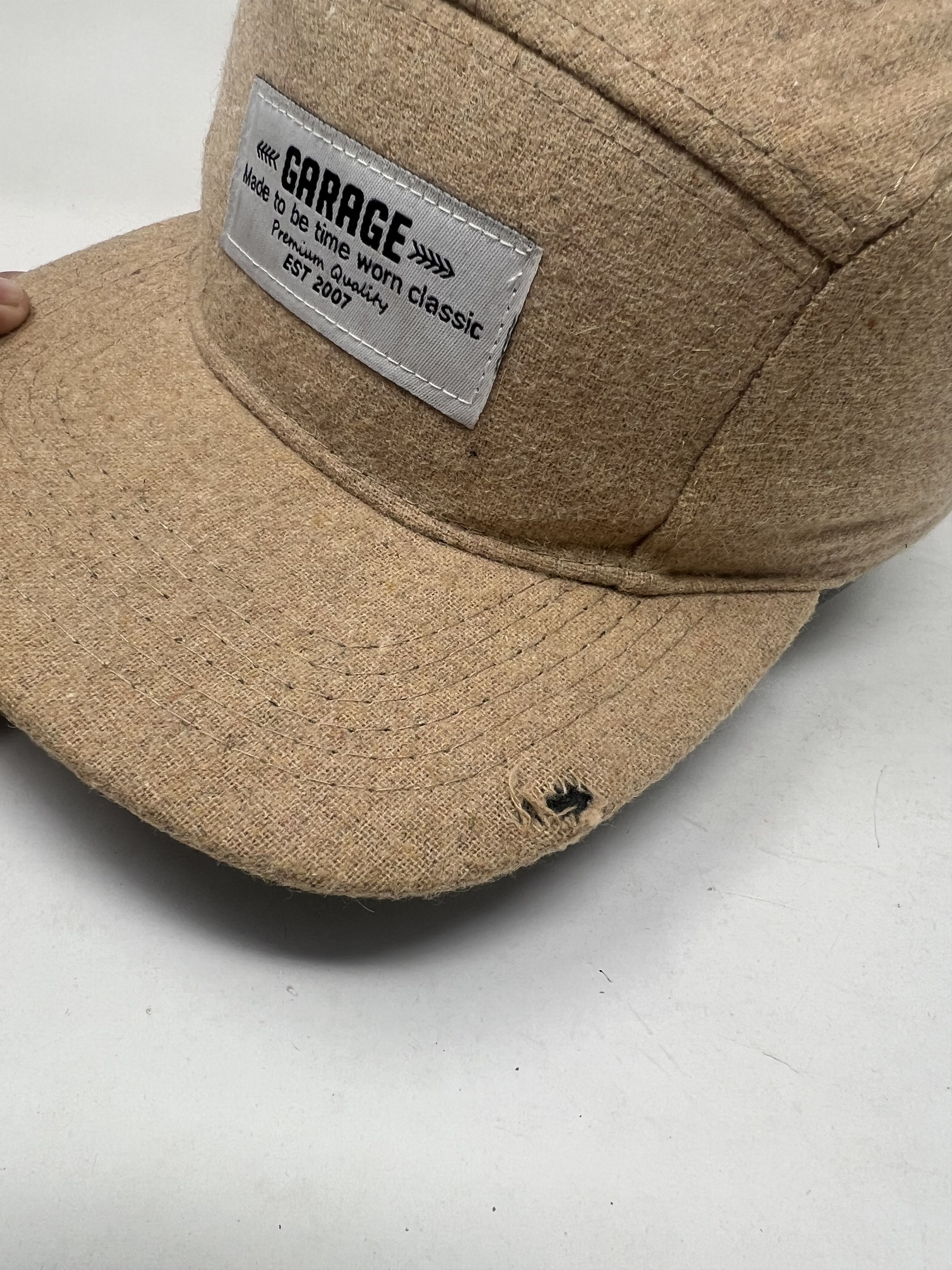 Hat Club Garage 5 Panel Wool Hat Size ONE SIZE - 10 Thumbnail