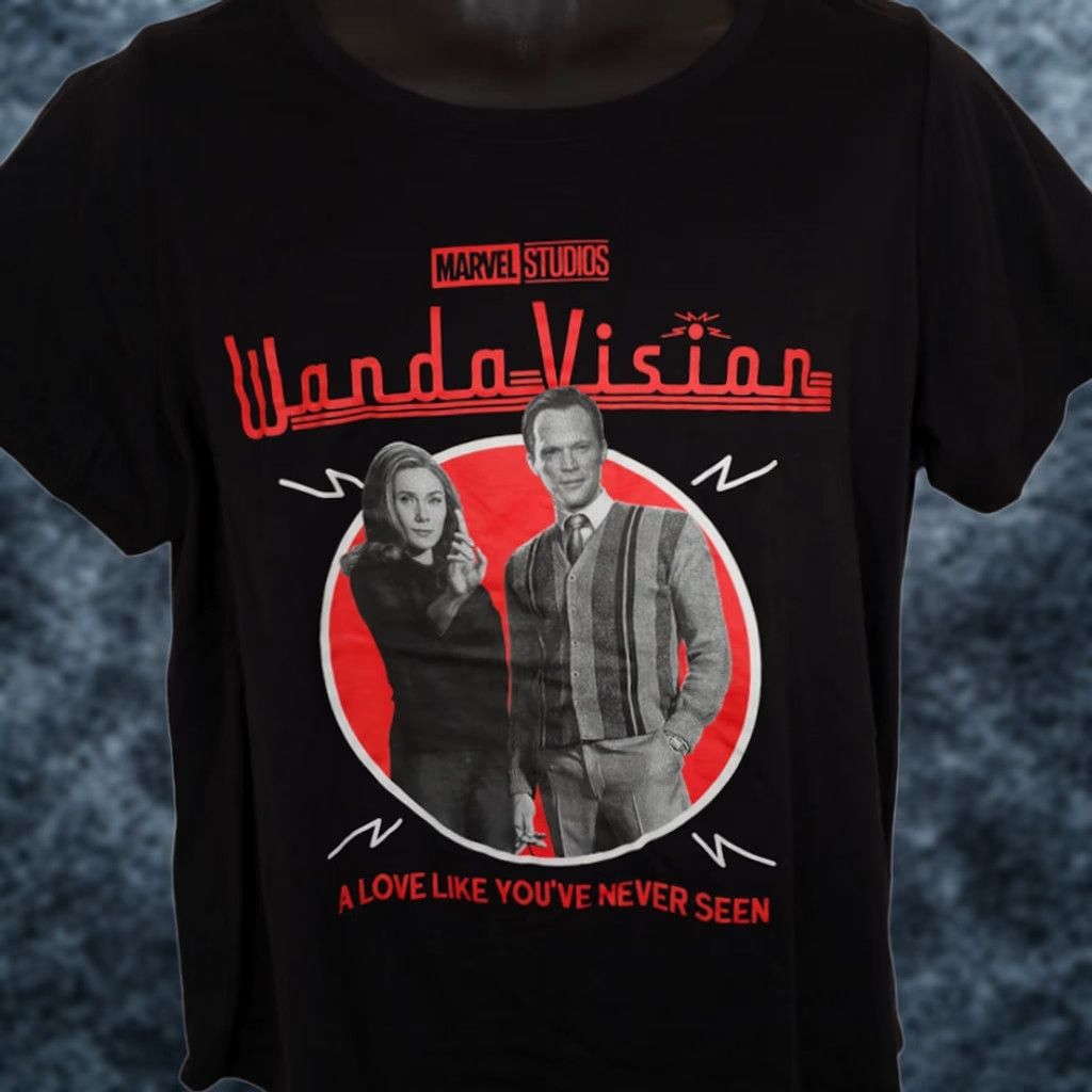 Vintage VINTAGE WandaVision T Shirt Womens Size 0X Black Marvel Studios Comic Book Series Size XL / US 12-14 / IT 48-50 - 1 Thumbnail