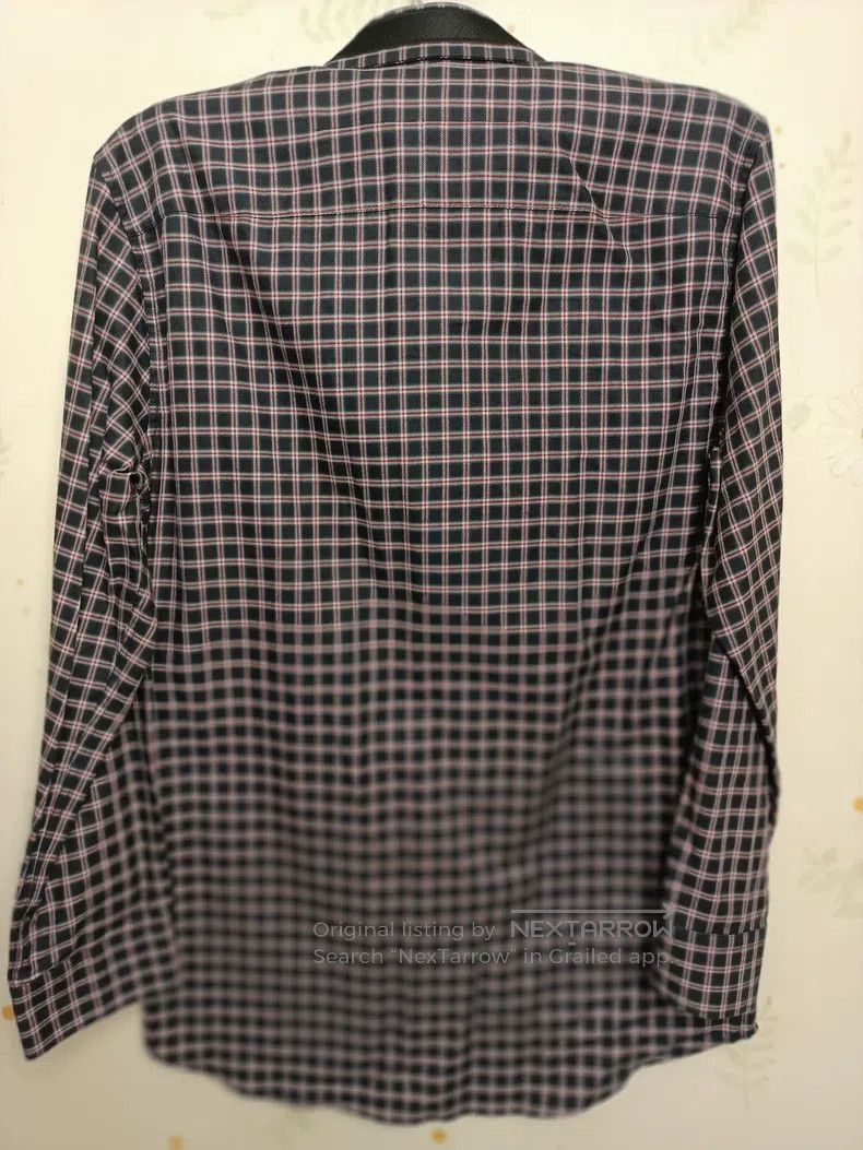 Givenchy Givenchy Size39 Men's Plaid Shirt Size US M / EU 48-50 / 2 - 2 Thumbnail