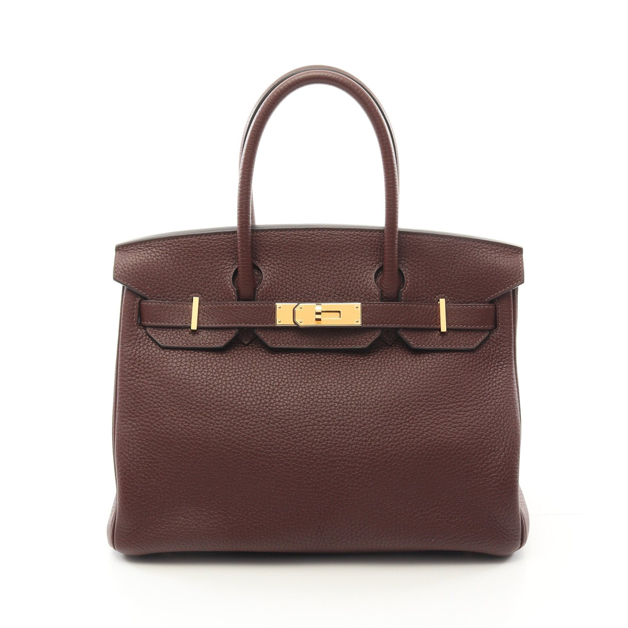 Hermes Hermes Birkin 30 Noisette Handbag Clemence Leather Brown Gold Hardware Y Stamp Size ONE SIZE - 1 Thumbnail