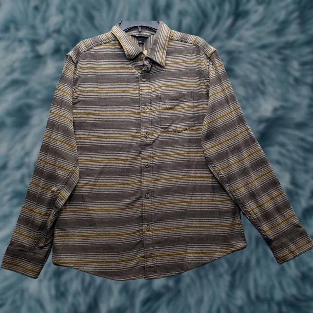 Eddie Bauer Eddie Bauer Flannel Shirt Mens L Multi Striped Long Sleeve Collared Button Up Size US L / EU 52-54 / 3 - 1 Thumbnail