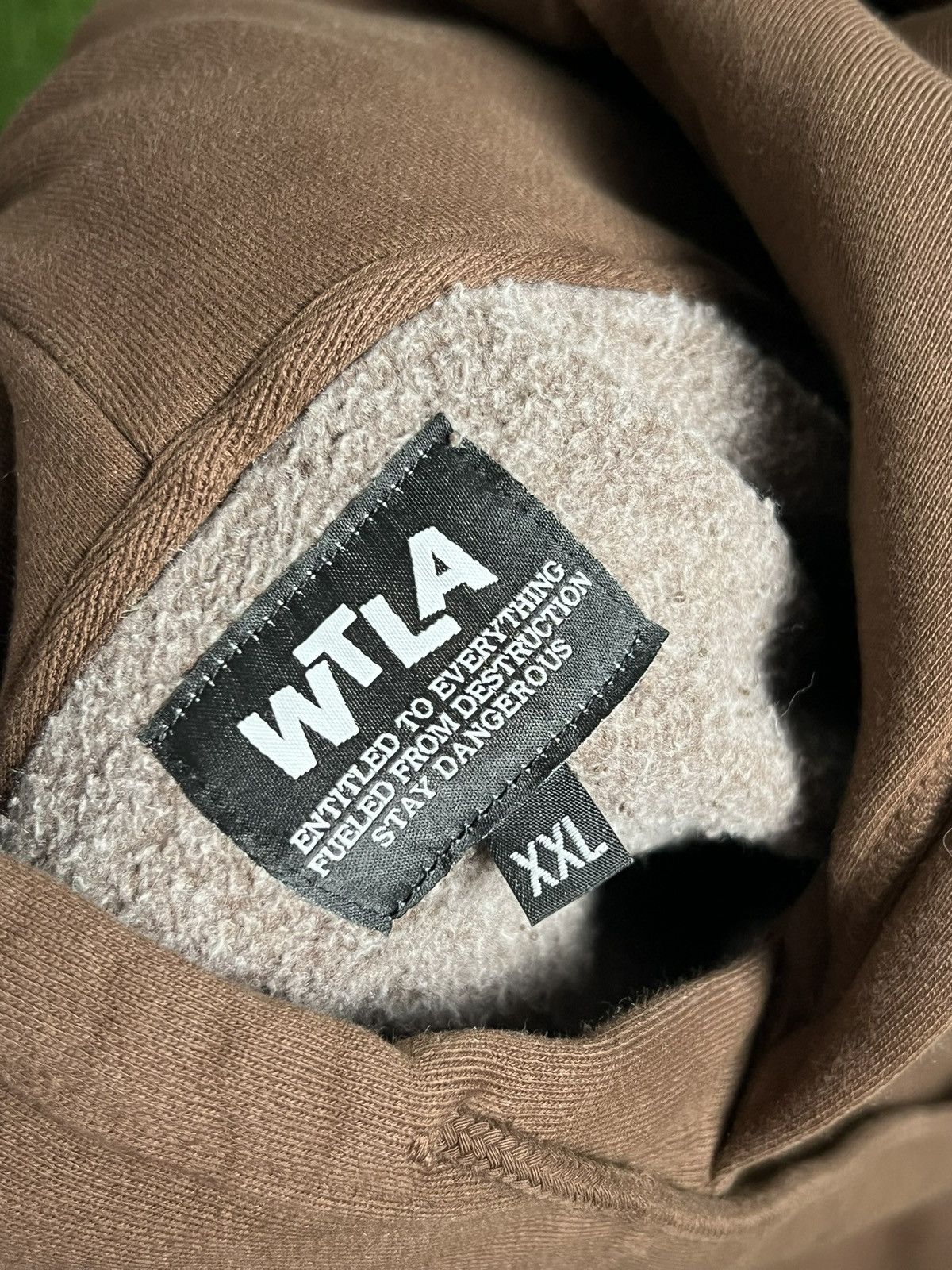 wckdthghts wckdthghts Brown kluxbuster hoodie Sz XXL Size US XXL / EU 58 / 5 - 5 Thumbnail