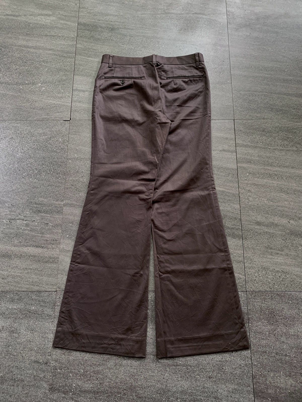 Tornado Mart Shiny Flared Trousers Size US 31 - 6 Thumbnail