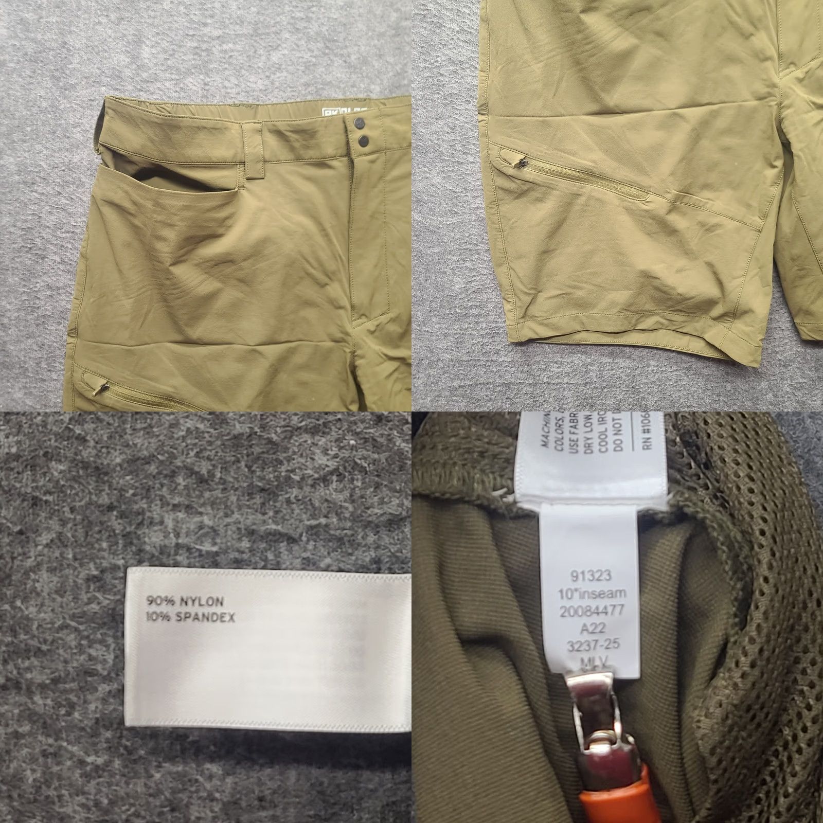 Vintage Duluth Alaskan Hardgear Shorts Mens 40 Cargo Regular Fit Green Nylon Spandex Outdoor Water Resistant Pockets Quick Dry Size US 40 / EU 56 - 8 Thumbnail