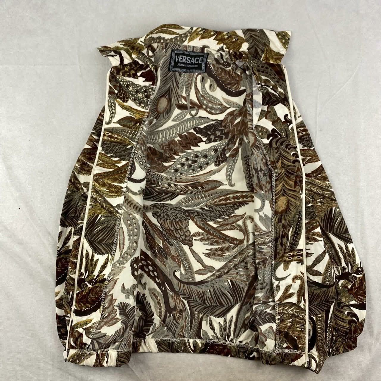 Versace Vintage Versace Bomber Jacket Floral Classic design Size US L / EU 52-54 / 3 - 4 Thumbnail