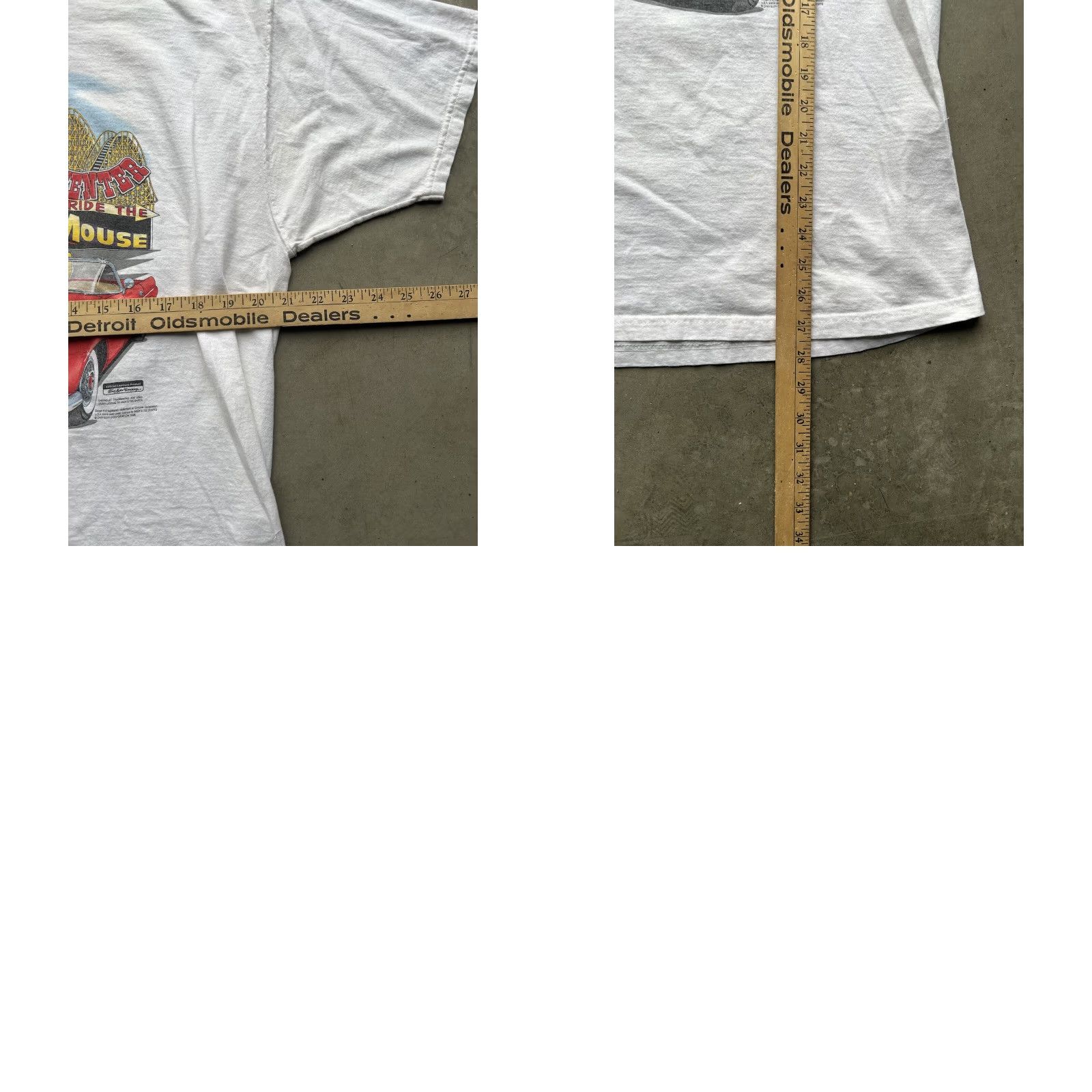 Ford VINTAGE Ford Classic Cars Muscle White Graphic Tee Men's XL Short Sleeve 1990s Edgewater Park Michigan 1998 White Size US XL / EU 56 / 4 - 8 Thumbnail