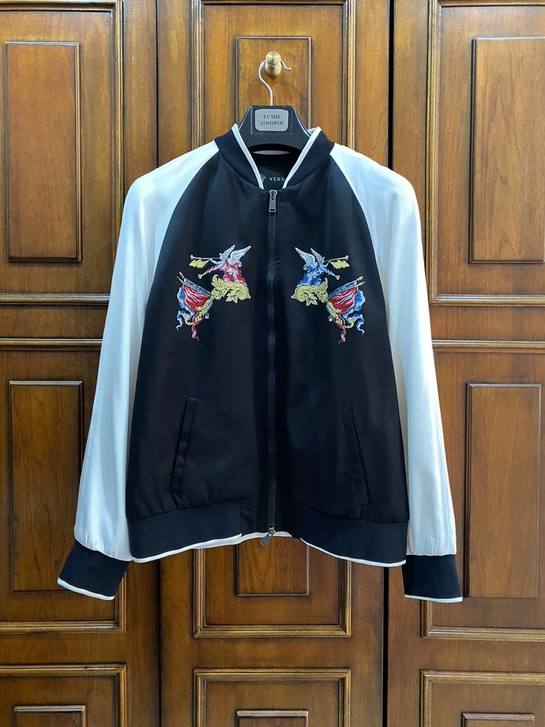 Versace Versace Embroidered Bomber Jacket - dmc Size US M / EU 48-50 / 2 - 1 Thumbnail