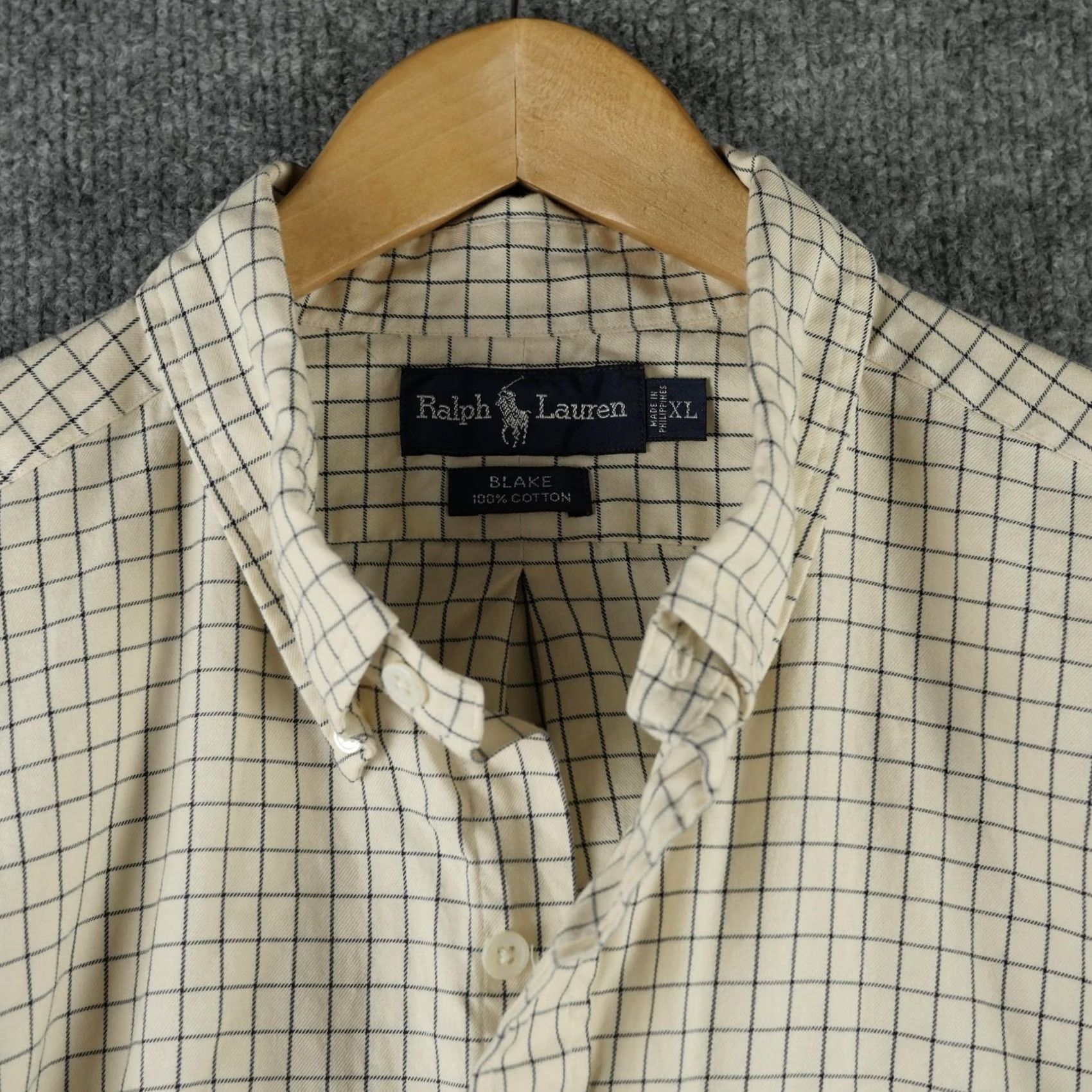 Ralph Lauren Ralph Lauren Shirt Mens XL Yellow Check Button Down Long Sleeve Blake Cotton Size US XL / EU 56 / 4 - 6 Thumbnail