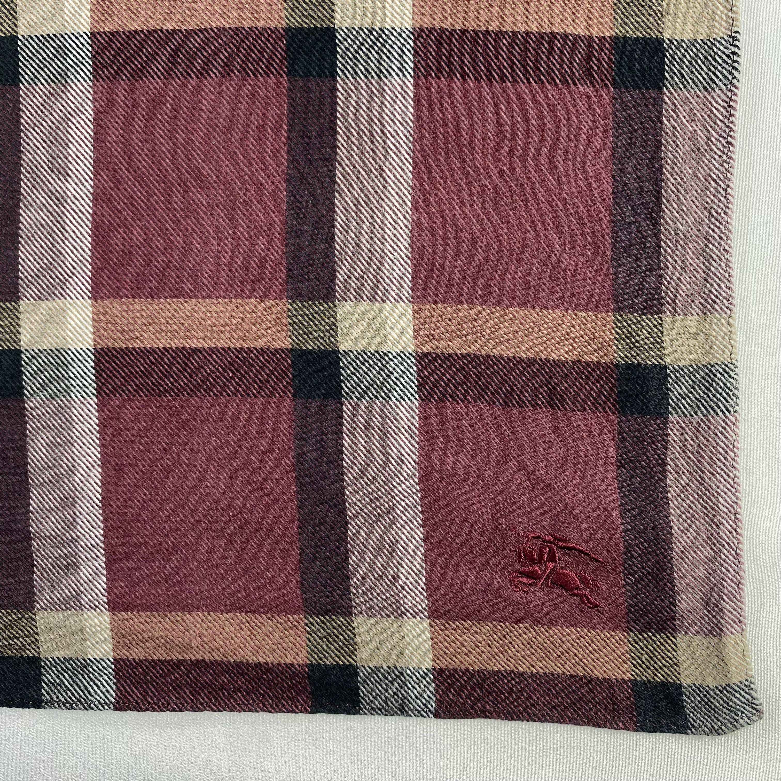 Burberry × Vintage Burberry Handkerchief / Neckerchief / Bandana-P1038 Size ONE SIZE - 4 Thumbnail