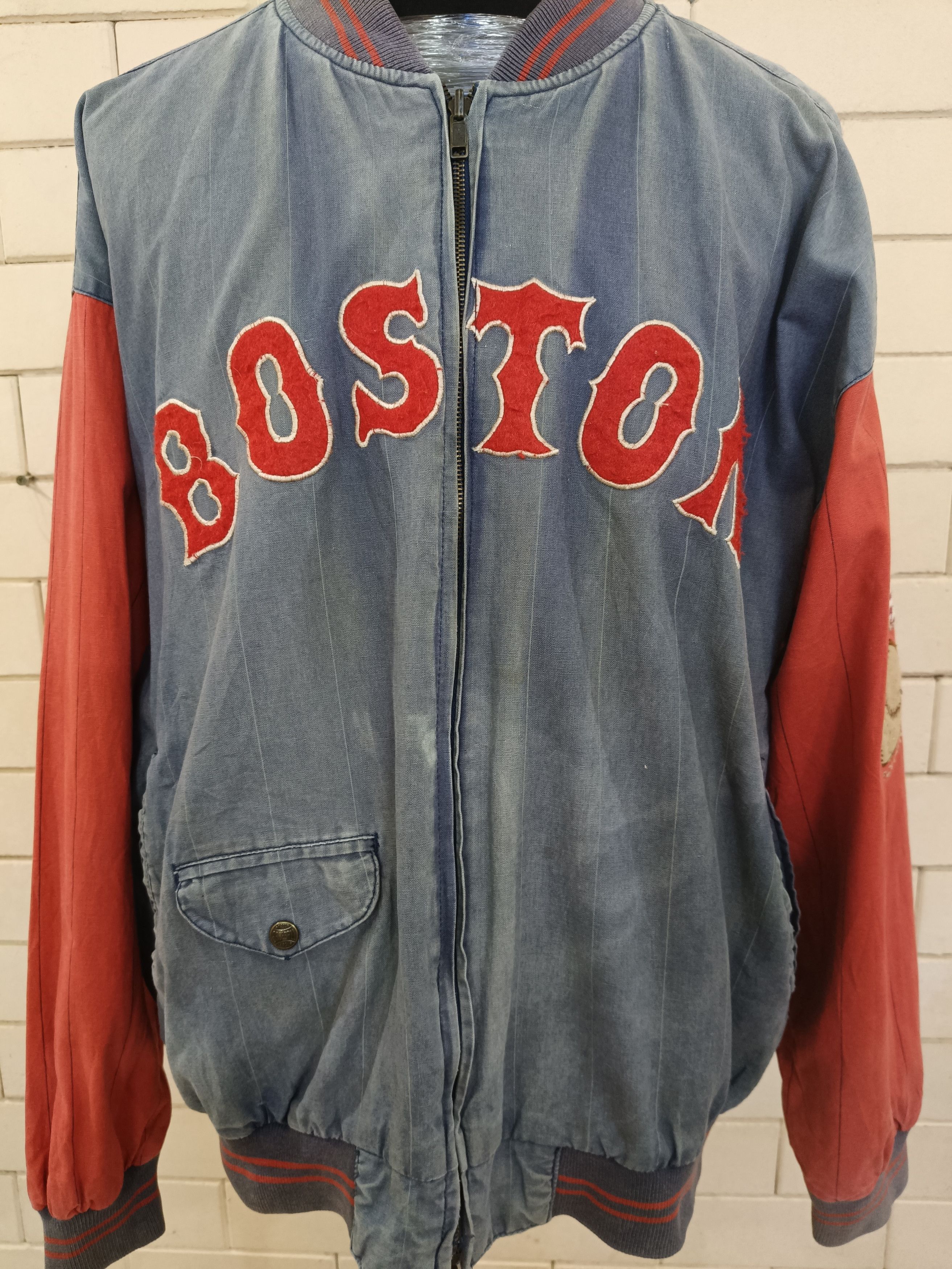 MLB × Vintage Vintage 90's Mirage Boston Red Sox Reversible Size US XL / EU 56 / 4 - 3 Thumbnail