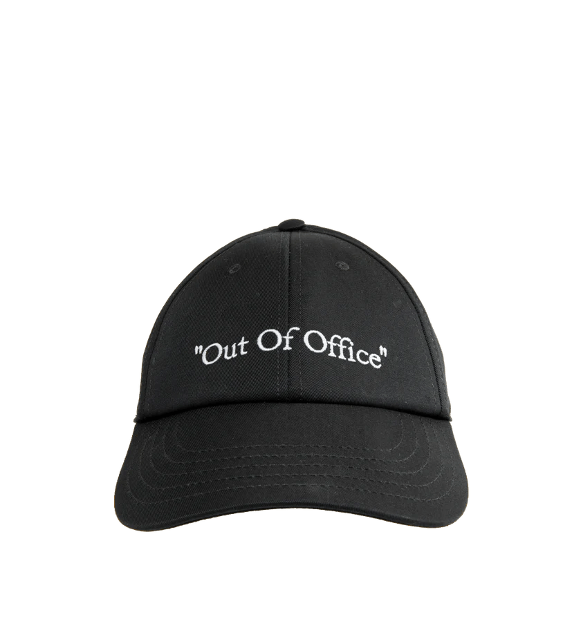 Off-White o1h1sh11224 Size: Medium/ Baseball Cap in Black/White Size ONE SIZE - 1 Thumbnail