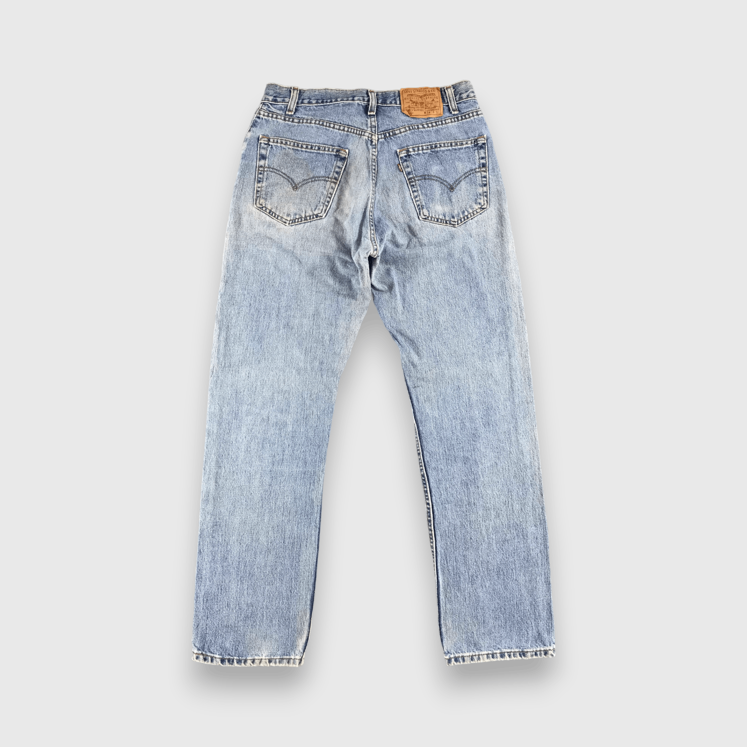 Levi's Vintage 90s Light Wash Levis 505 Jeans-J1191 Size US 33 - 2 Thumbnail