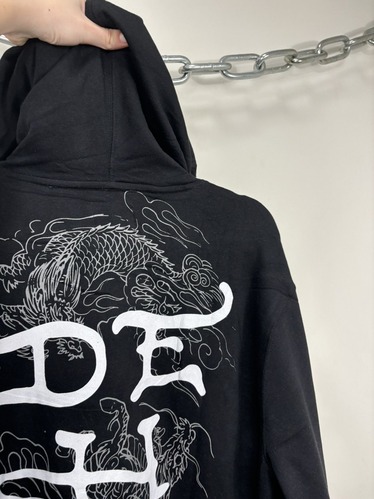Ed Hardy Ed Hardy Chinese Dragon Tattoo Logo NEW Black Hype Hoodie Size US XL / EU 56 / 4 - 17 Thumbnail