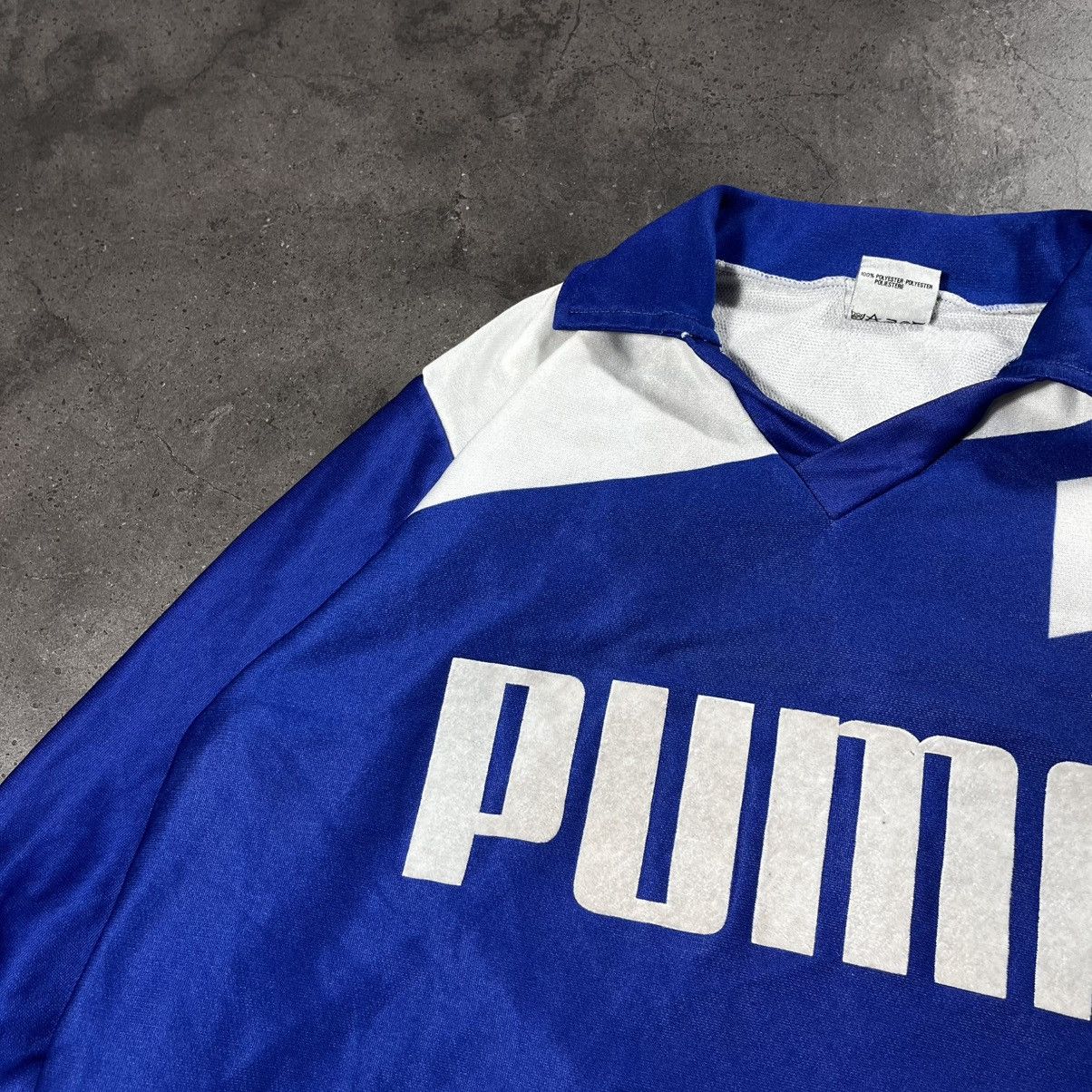 Puma Vintage 90s Puma Retro Longsleeve Blokecore Template Jersey Size US L / EU 52-54 / 3 - 5 Thumbnail
