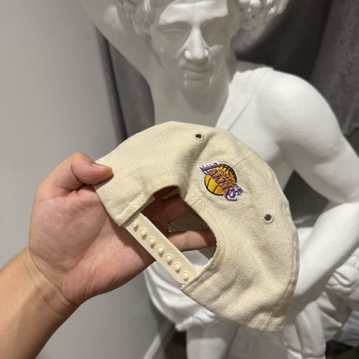New Era Vintage New Era 90s Los Angeles Lakers Cap Size ONE SIZE - 4 Thumbnail