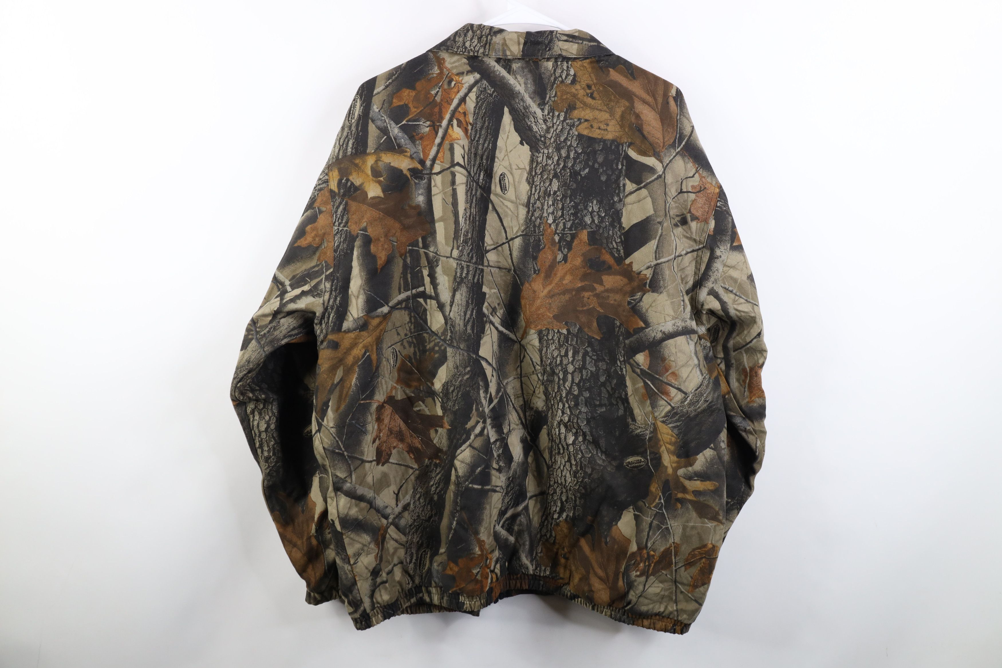 Vintage Vintage 90s Y2K Streetwear Camouflage Lined Bomber Jacket Size US L / EU 52-54 / 3 - 12 Thumbnail