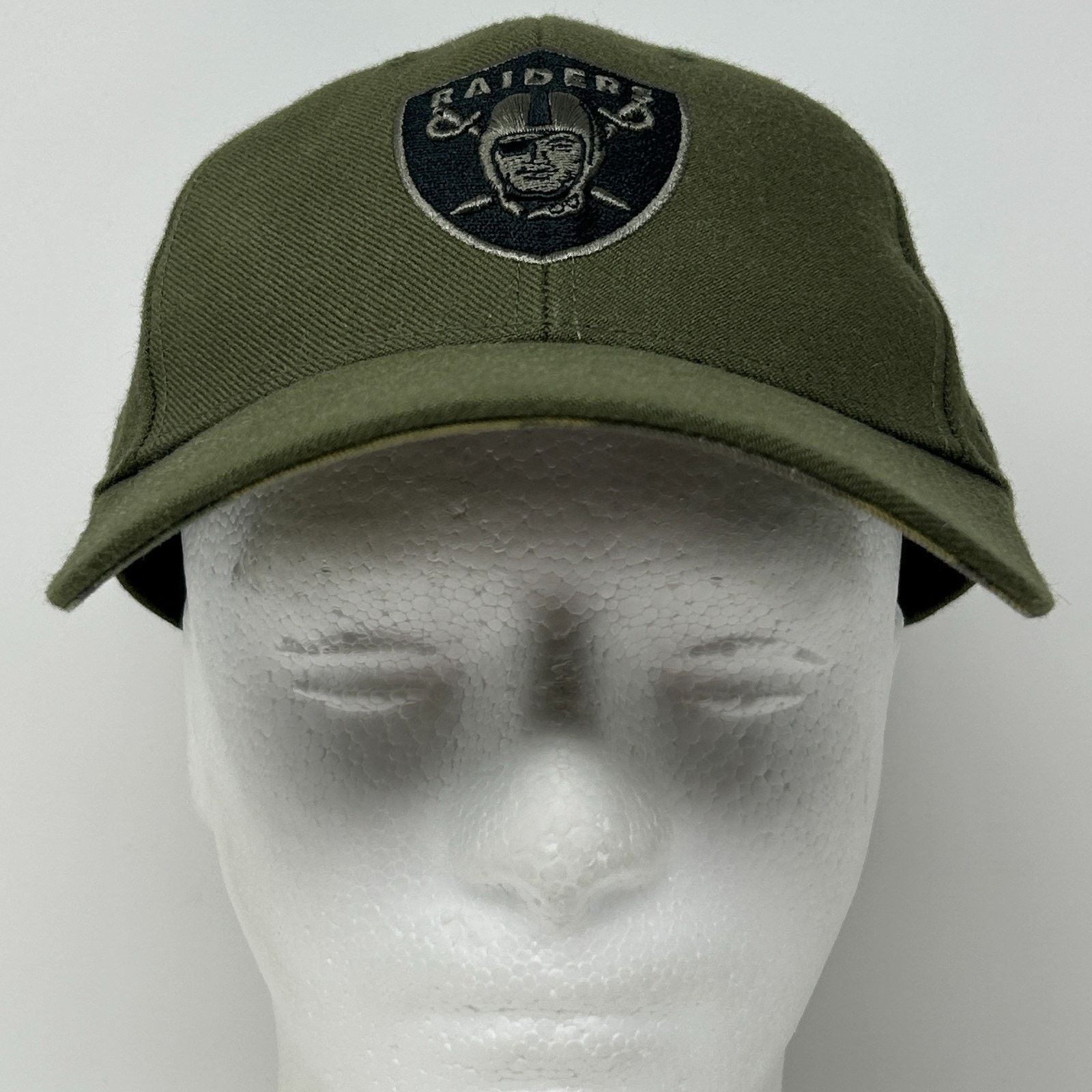 47 Brand Las Vegas Raiders Hat Baseball Cap Olive Green 47 Military Size ONE SIZE - 2 Thumbnail