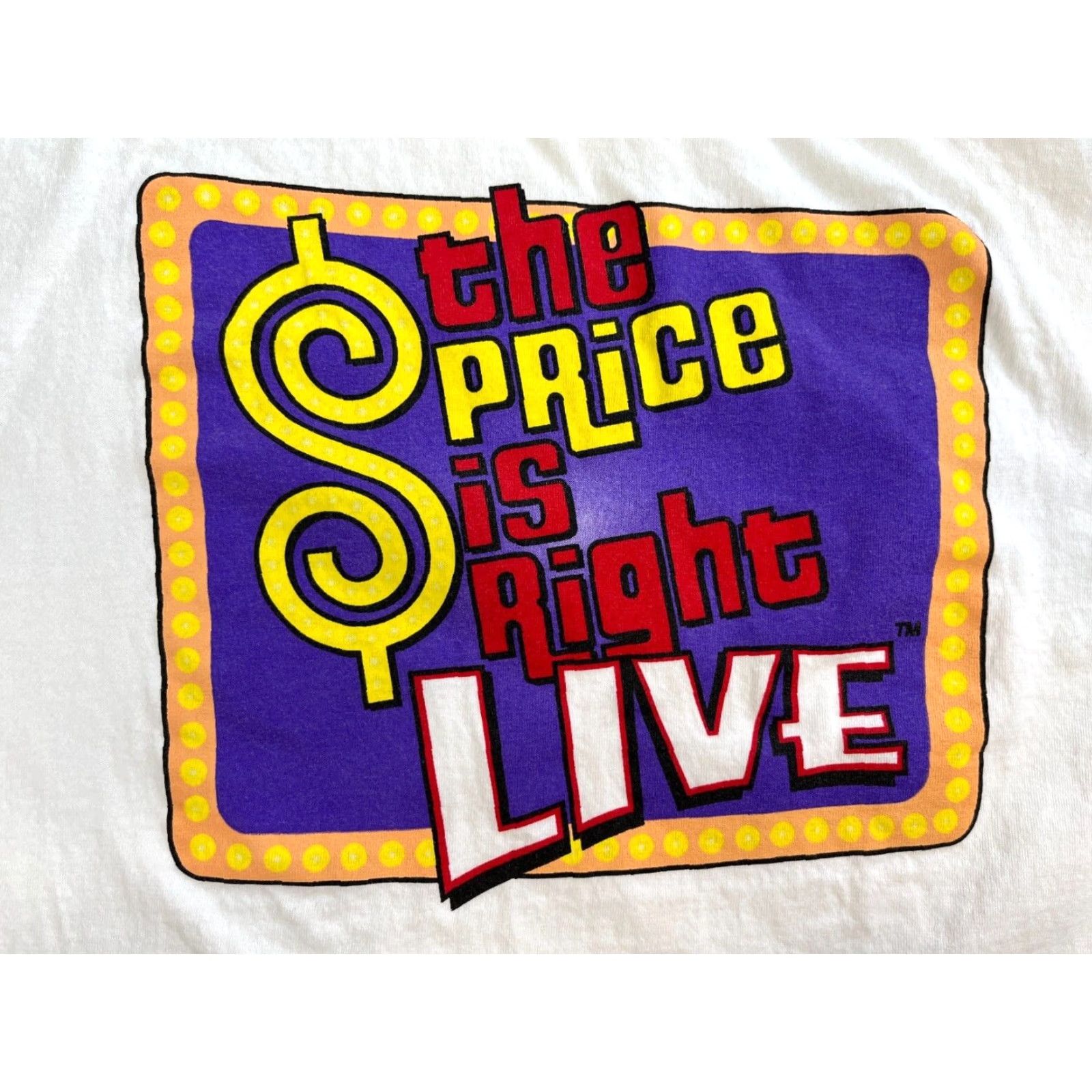 Vintage VINTAGE The Price is Right Live T-Shirt Sz XL Size US XXL / EU 58 / 5 - 3 Thumbnail