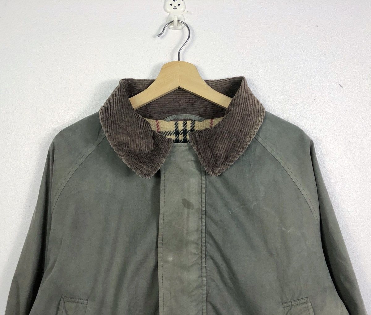 Burberry Vintage Faded Burberry Jacket Nova Check Made in England Size US XXL / EU 58 / 5 - 3 Thumbnail
