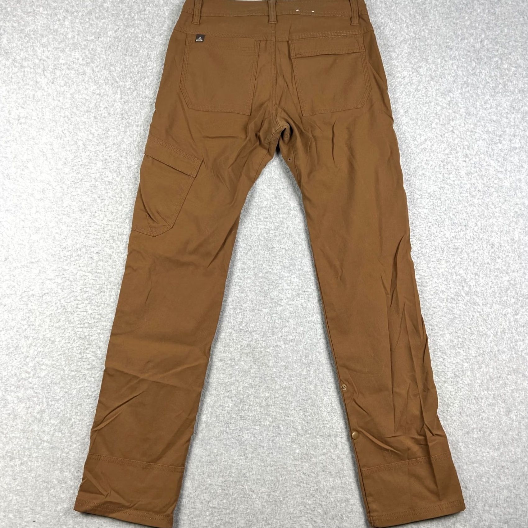 Prana prAna Stretch Zion II Straight Pants Hiking Belt Roll Snap Up 28x32 Mens Beige Size US 28 / EU 44 - 2 Thumbnail