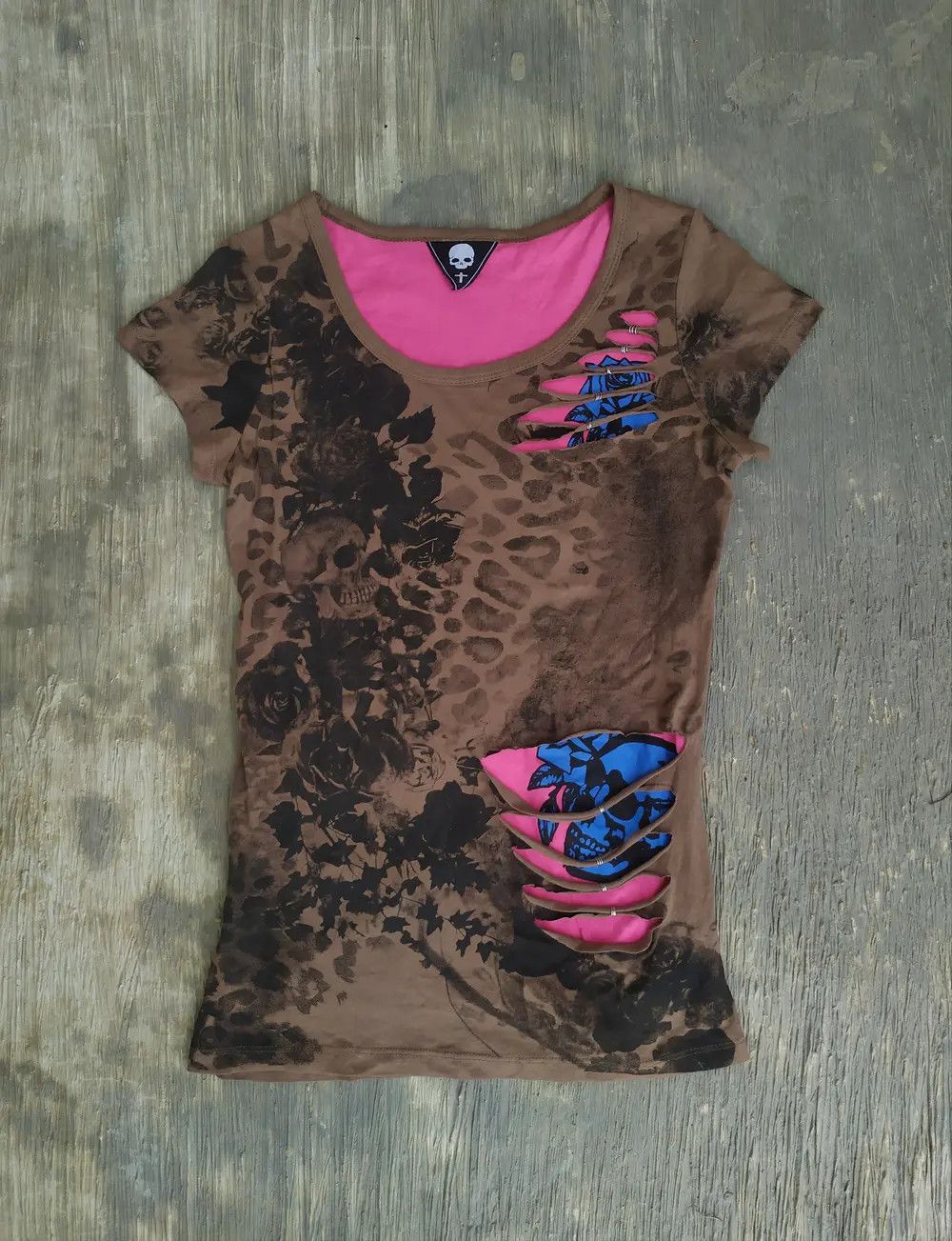 Japanese Brand × Le Grande Bleu (L.G.B.) Japanese Brand Jocelyn Skulls Size S / US 4 / IT 40 - 1 Thumbnail