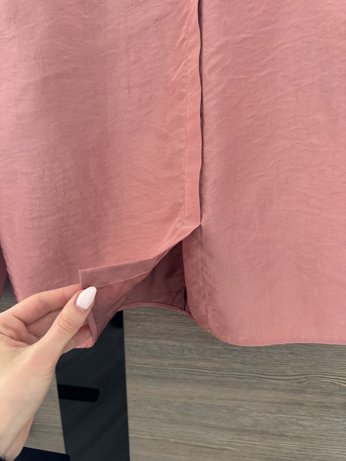 DOROTHEE SCHUMACHER × Helmut Lang Dorothee Schumacher Acetate Pink Blouse Size M / US 6-8 / IT 42-44 - 7 Thumbnail