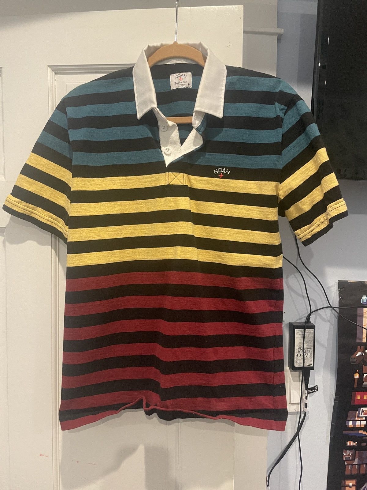 Noah SS18 Noah Multicolor Striped Polo Size US M / EU 48-50 / 2 - 1 Thumbnail