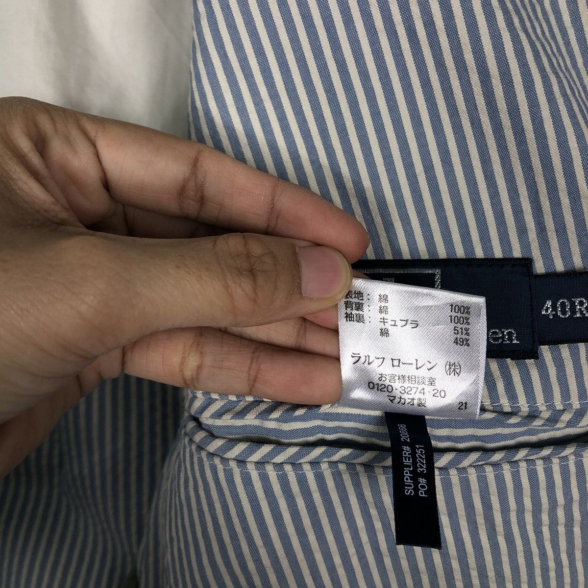 Polo Ralph Lauren 🔥Vtg Hickory Chore Jacket Polo Ralph Lauren Macau Made Size US M / EU 48-50 / 2 - 15 Thumbnail