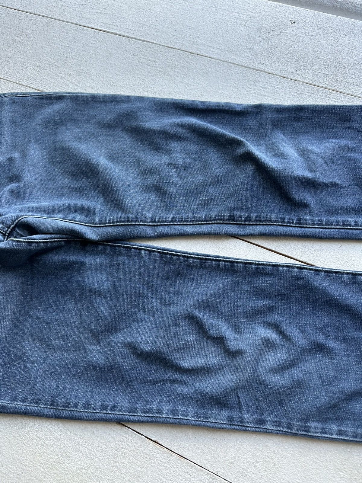 Armani 🚨Y2K WOMEN ARMANI JEANS WITH LOGO AVANT GARDE DENIM PANTS Size 28" / US 6 / IT 42 - 6 Thumbnail