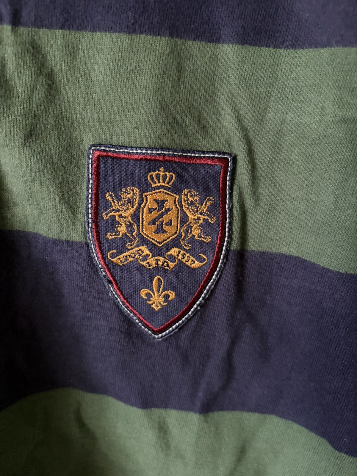 Izod Vintage Rugby Polo Size US L / EU 52-54 / 3 - 3 Thumbnail