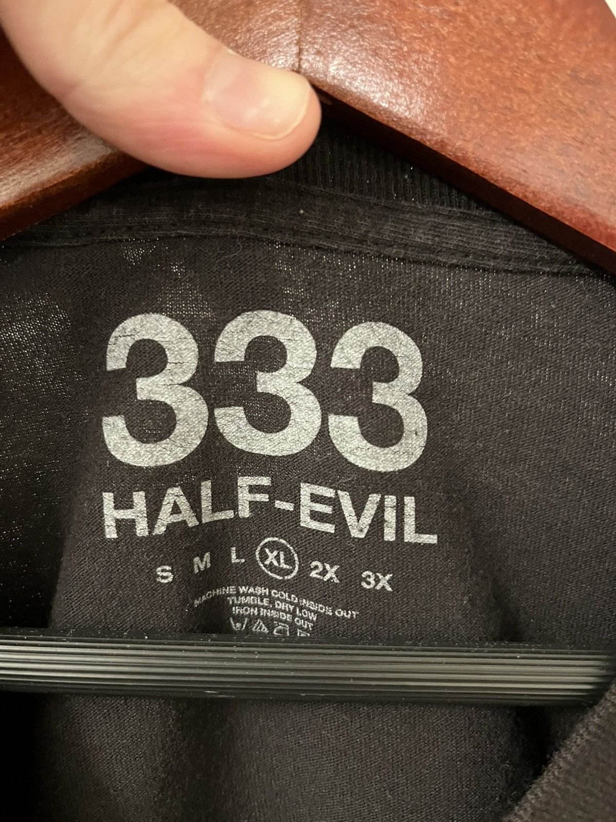 Half Evil Half Evil 333 Puff Print Tee Size XL Size US XL / EU 56 / 4 - 3 Thumbnail