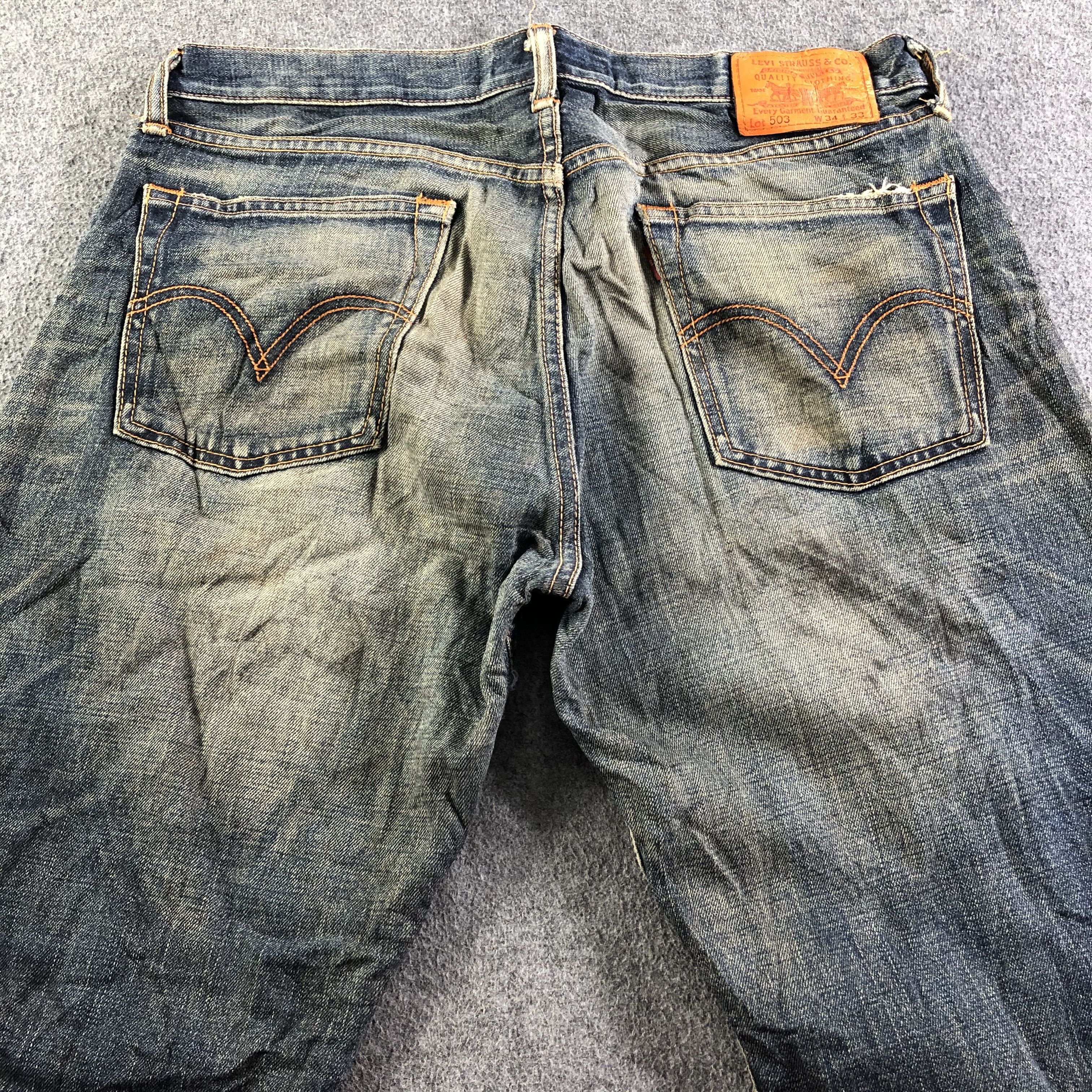 Levi's Vintage Levis 503 Jeans-J3922 Size US 35 - 4 Thumbnail