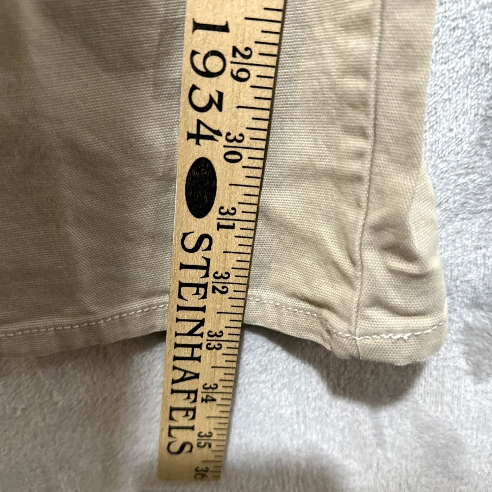 Peter Millar Peter Millar Pants Mens Size 35 Beige Crown Vintage Five Pocket Chino Shirt? Size US 35 - 8 Thumbnail