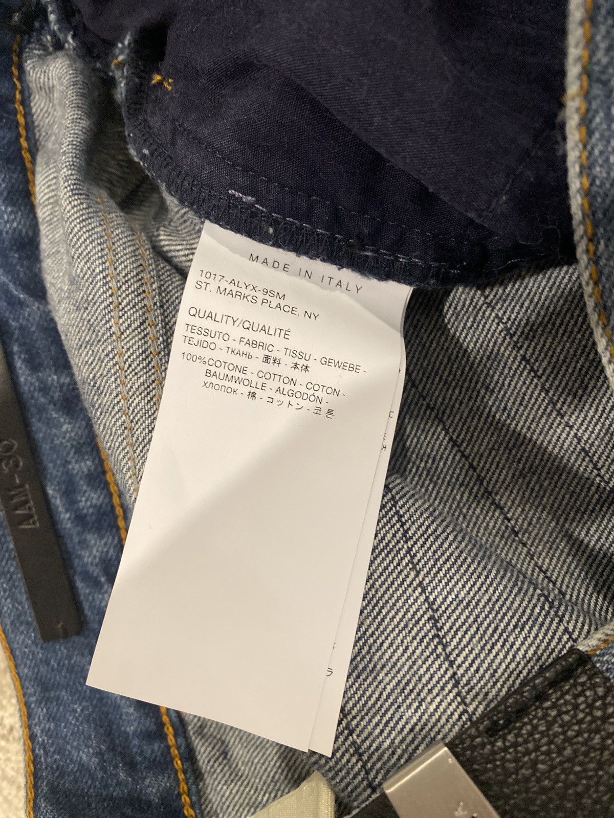 1017 Alyx 9sm FW22 X Blackmeans denim