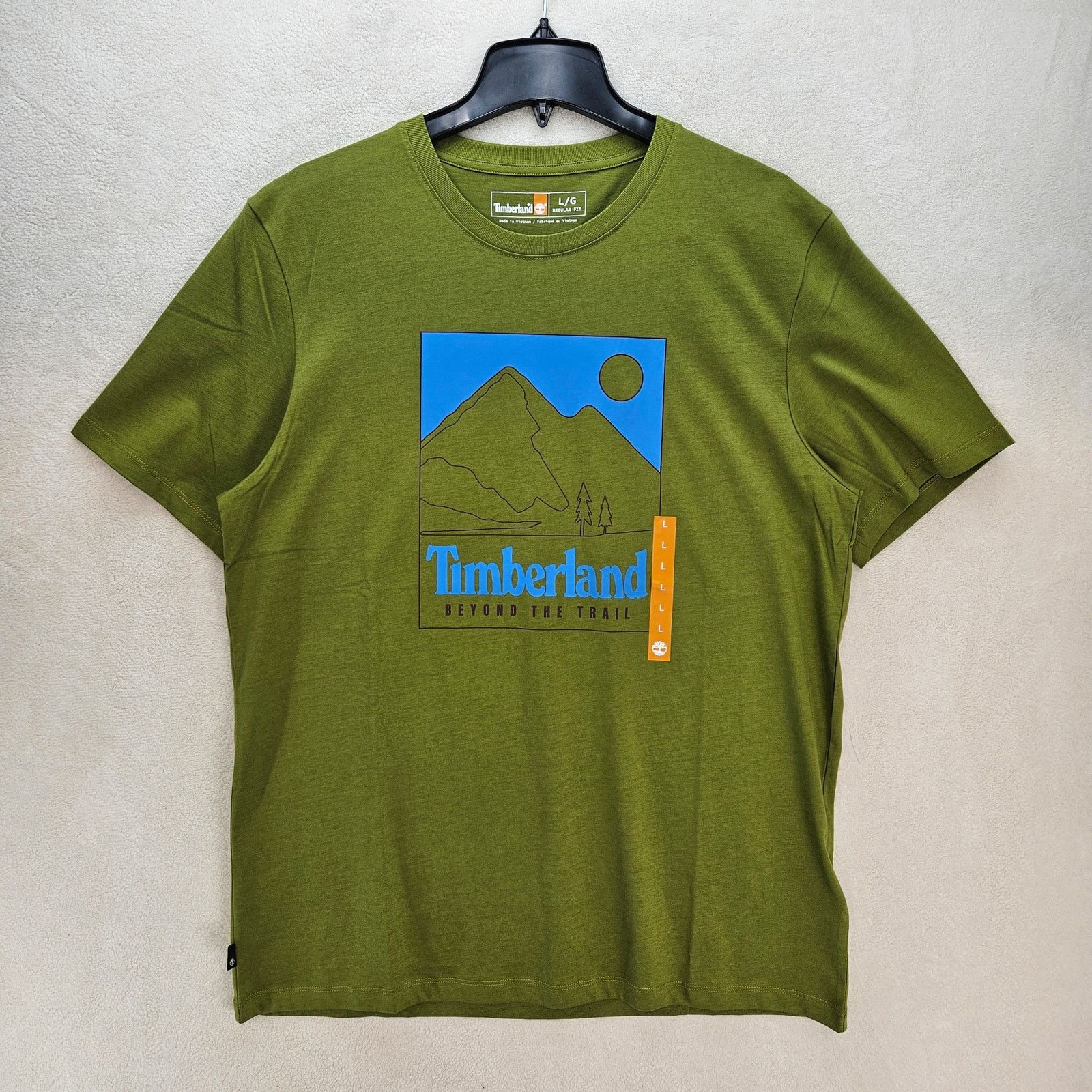 Timberland TIMBERLAND MEN'S LARGE MOUNTAIN ORGANICALLY MADE GREEN TEE Size US L / EU 52-54 / 3 - 1 Thumbnail