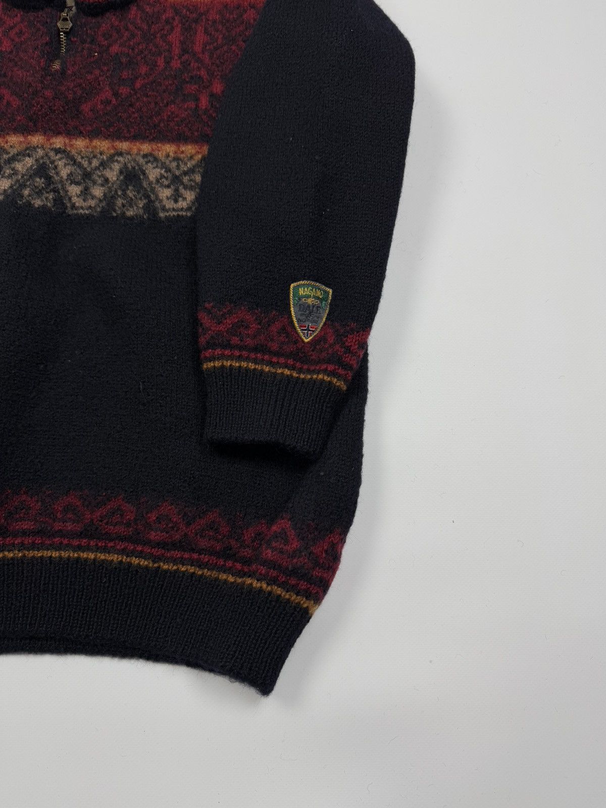 Dale Of Norway Dale Of Norway Women’s Wool 1/4 Zip Knit Sweater Size L / US 10 / IT 46 - 4 Thumbnail