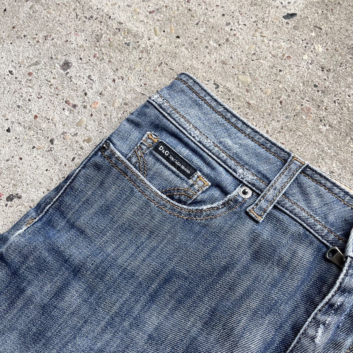 Dolce & Gabbana Dolce Gabbana Jeans Mini Skirt Size 26 Size 25" / US 0 / IT 36 - 3 Thumbnail