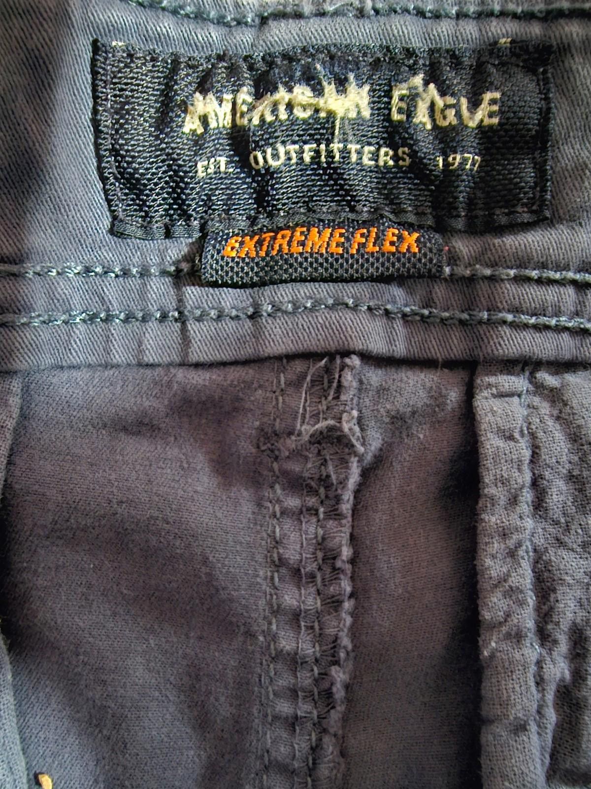 American Eagle Outfitters American Eagle Extreme Flex 29 Long Length Shorts Blue Gray Size US 29 - 2 Thumbnail