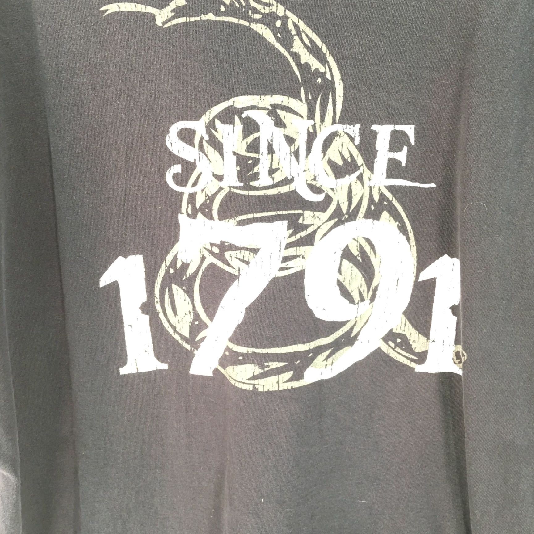 Vintage VINTAGE Unbranded T Shirt Snake 1791 Crew Neck Short Sleeve Black XL Mens Size US XL / EU 56 / 4 - 3 Thumbnail