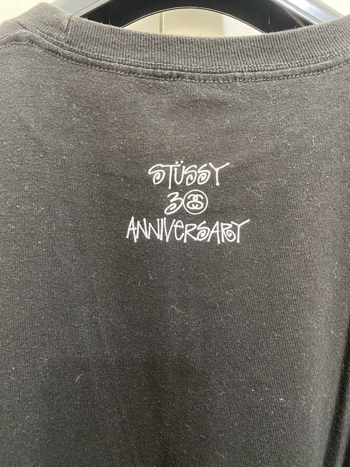 Stussy Stüssy x Bape 30th Anniversary T-shirt, size L, black used Size US L / EU 52-54 / 3 - 10 Thumbnail