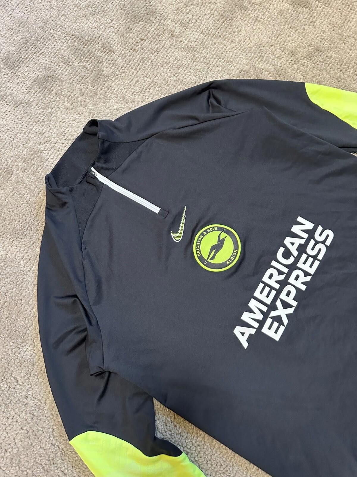 Nike Nike Brighton 2022-23 Football Soccer Drill Top 1/4 Zip Size US L / EU 52-54 / 3 - 4 Thumbnail