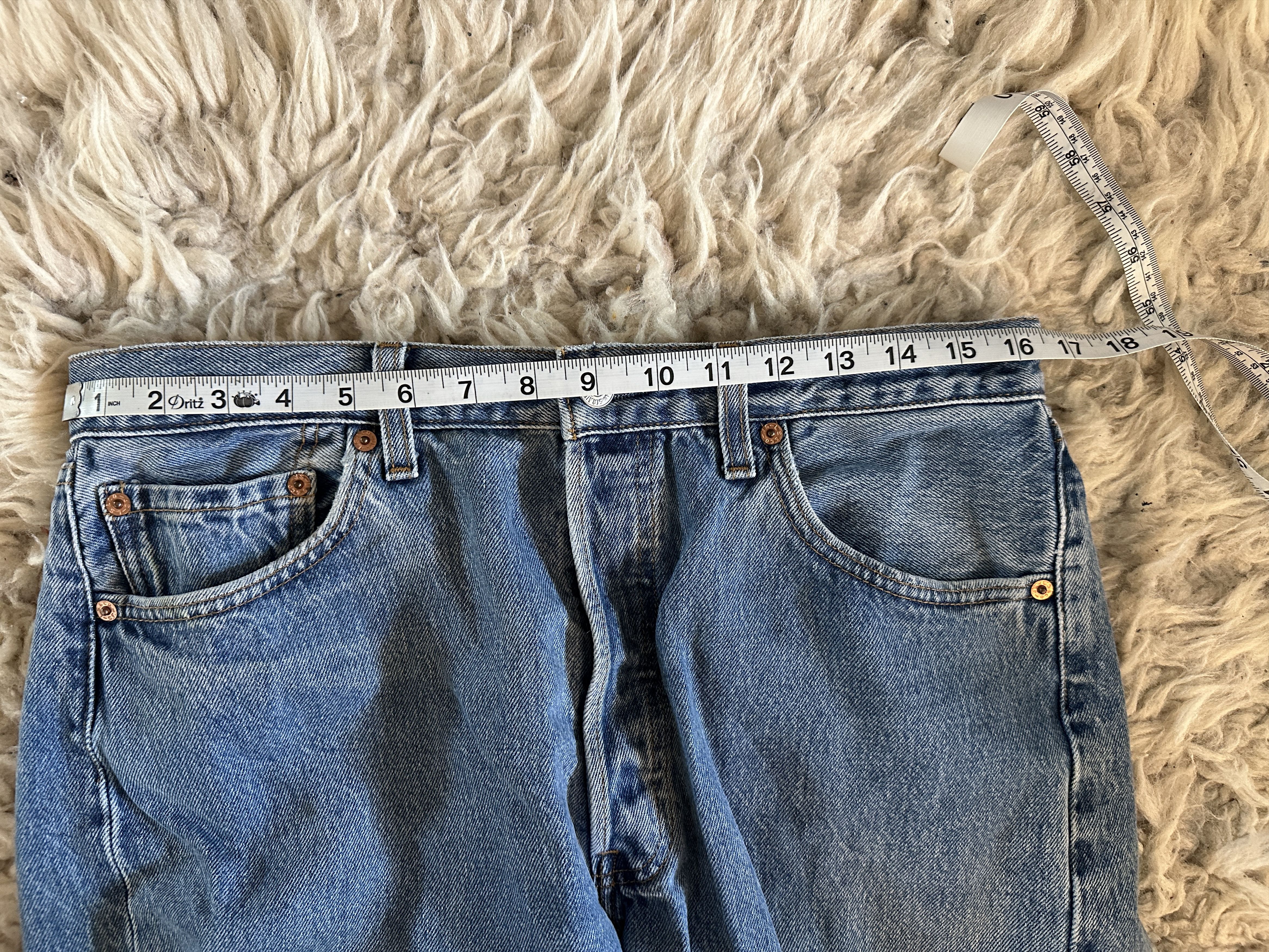 Levi's Vintage Clothing 1999 Levi’s 501 USA Made W34 L29 - Deadstock Vintage Denim Size US 34 / EU 50 - 4 Thumbnail