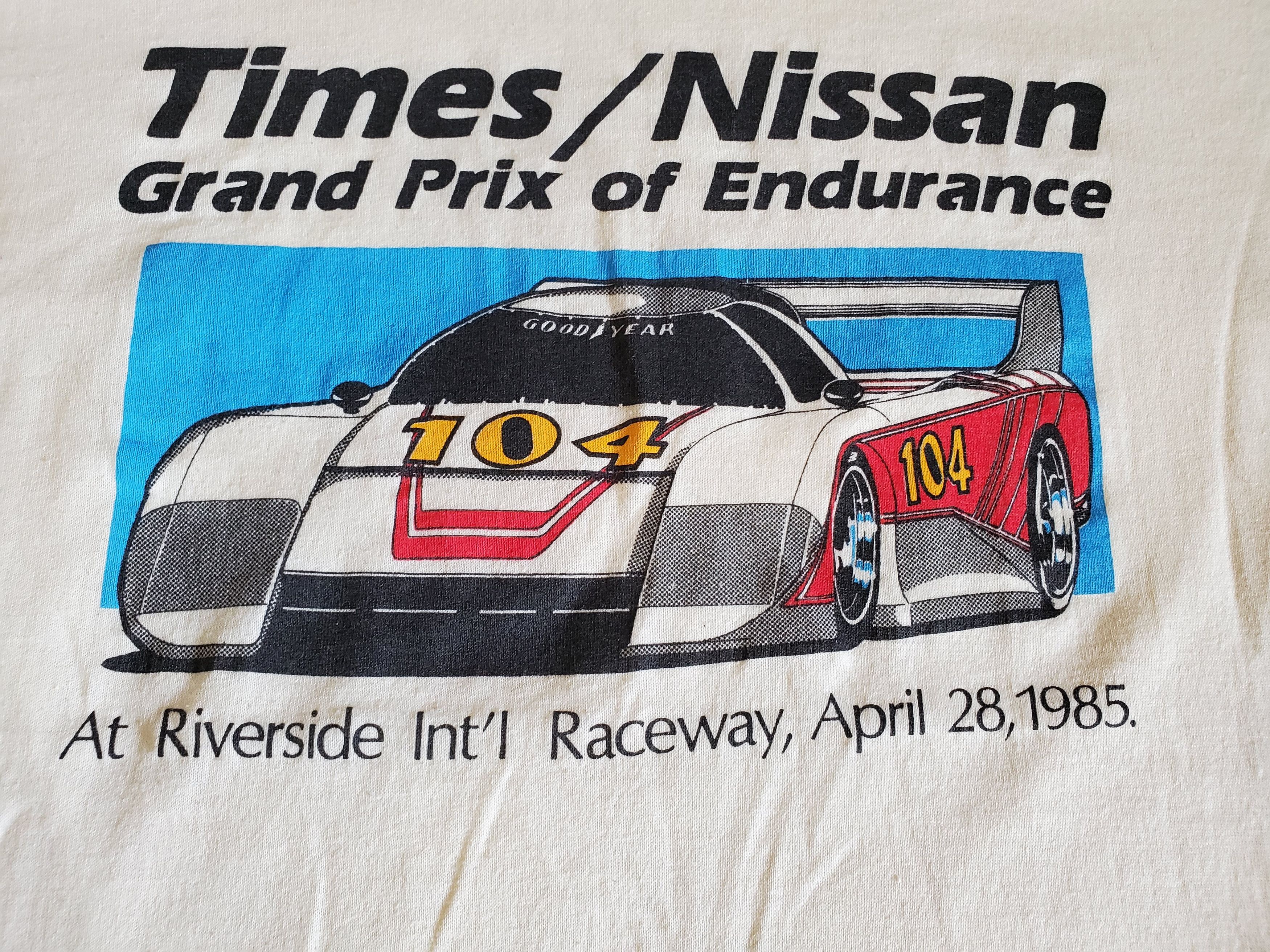 Vintage Times nissan racing formula 1 vintage 1980s Size US M / EU 48-50 / 2 - 2 Thumbnail